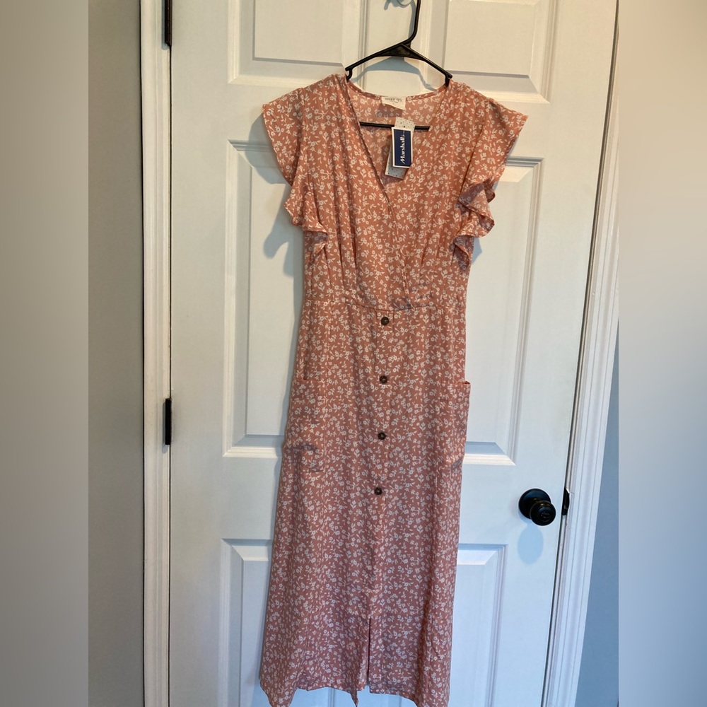 Sienna Sky Pink Floral Dress
